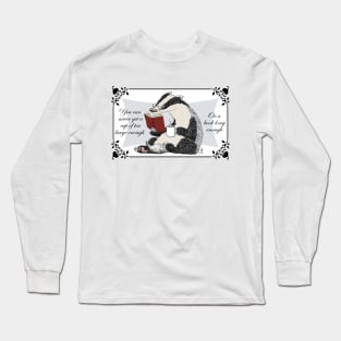 Bookish Badger Long Sleeve T-Shirt